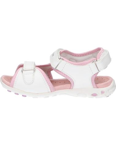 Sandálias GEOX  de Menina J35GRD 05415 J SANDAL WHINBERRY G C0406 WHITE-PINK  BLANCO