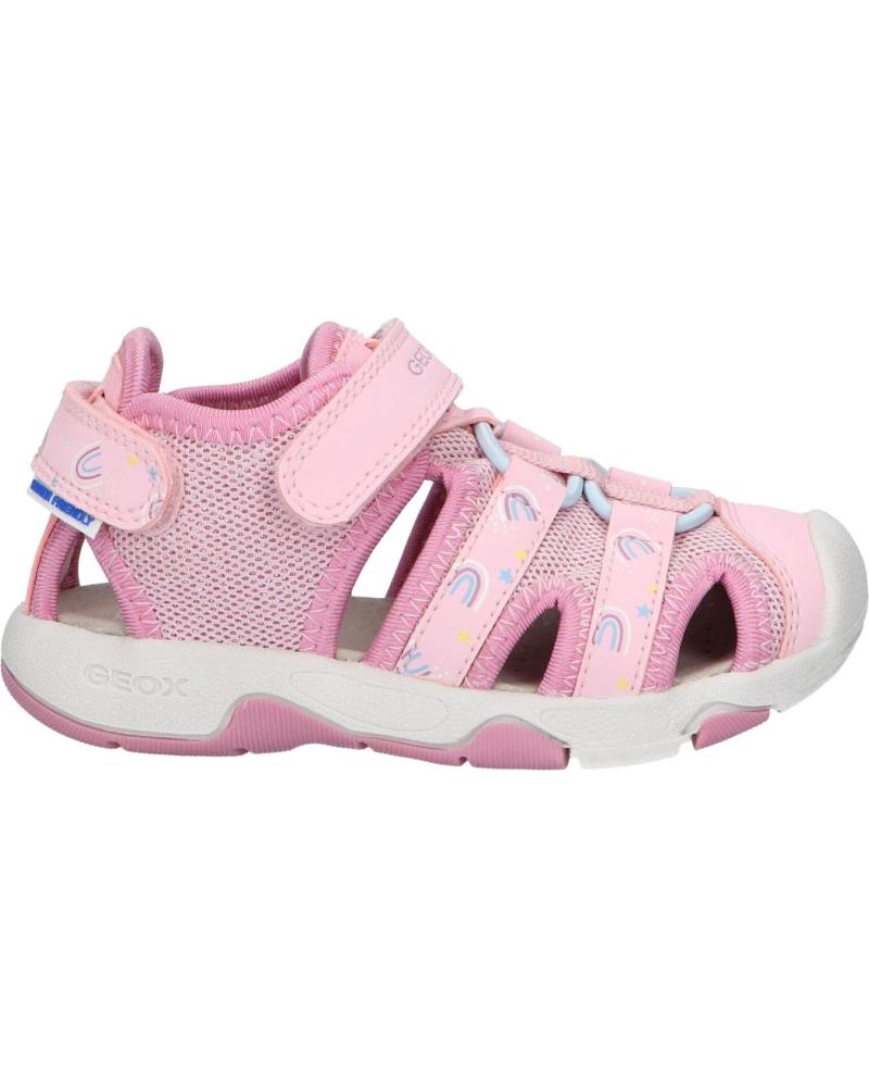 Sandálias GEOX  de Menina B450DB 0ASCE B SANDAL MULTY LT PINK-DK PINK  C8099