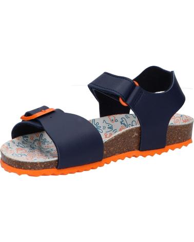 Sandalias GEOX  de Niño J028LB 0009F J GHITA NAVY-DK ORANGE  C4218