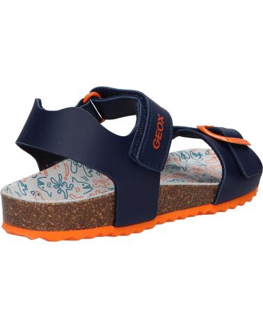 Sandalias GEOX  de Niño J028LB 0009F J GHITA NAVY-DK ORANGE  C4218