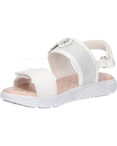 Sandalen für Mädchen GEOX J15DUI 0BCEW J SANDAL DEAPHNE GIR C1000 WHITE BLANCO