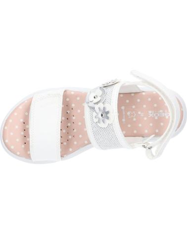 Sandalen für Mädchen GEOX J15DUI 0BCEW J SANDAL DEAPHNE GIR C1000 WHITE BLANCO