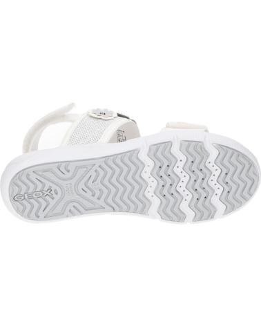 Sandalen für Mädchen GEOX J15DUI 0BCEW J SANDAL DEAPHNE GIR C1000 WHITE BLANCO