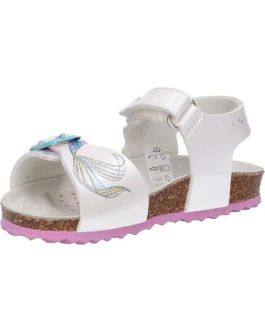 Sandálias de Menina GEOX  J358MA 000NF J ADRIEL C1044 WHITE-AQUAMARINE MULTICOLOR