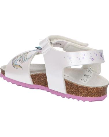 Sandálias de Menina GEOX  J358MA 000NF J ADRIEL C1044 WHITE-AQUAMARINE MULTICOLOR