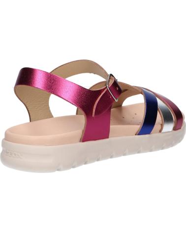 Sandalen GEOX  für Mädchen J45GSA 000CF J SANDAL SOLEIMA GIR  C8NK4 FUCHSIA-ROYAL