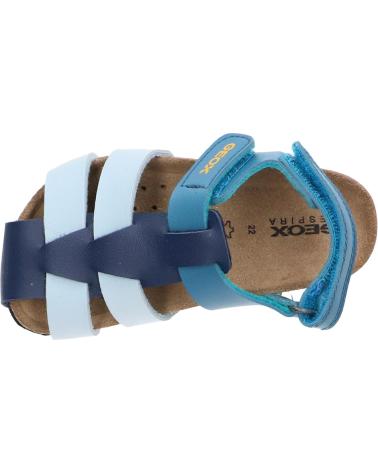 Sandales GEOX  pour Garçon B452QA 000BC B SANDAL CHALKI  C4186 OCTANE-NAVY