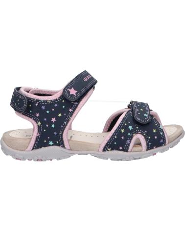 Sandales GEOX  pour Fille J25D9B 05015 JR SANDAL ROXANNE  C0694 NAVY-PINK