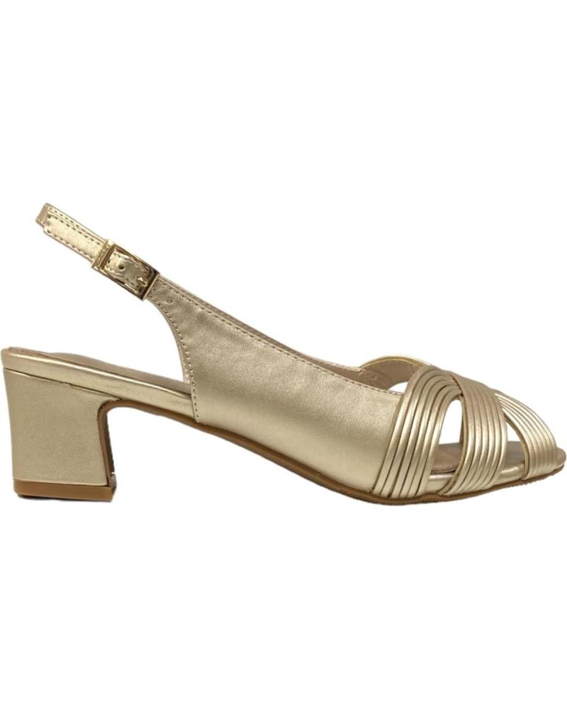 Sandalen CALZADOMANIA  für Damen SANDALIA TACON BAJO  ORO