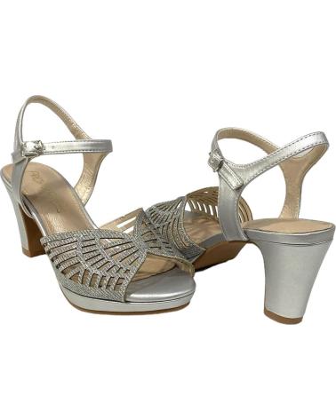 Sandalias CALZADOMANIA  de Mujer SANDALIA TIRAS ARANA  PLATA