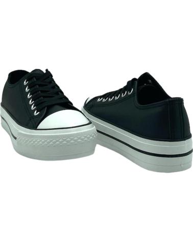 Zapatillas deporte CALZADOMANIA  de Mujer BAMBA NAPA  NEGRO