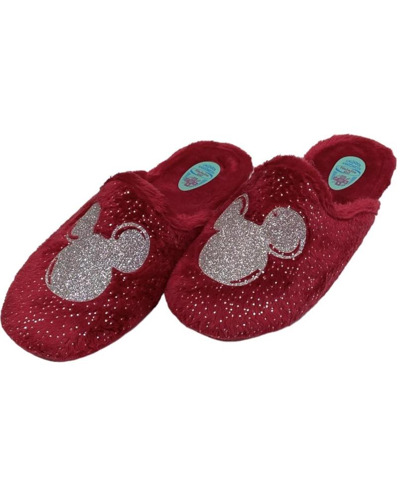 Hausschuhe CALZADOMANIA  für Damen ZAPATILLA CARA GLITER  ROJO