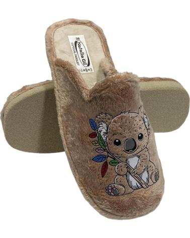 Calzado de casa CALZADOMANIA  de Mujer ZAPATILLA KOALA  ROSA