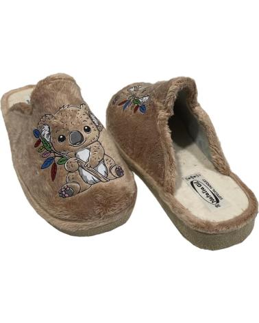 Calzado de casa CALZADOMANIA  de Mujer ZAPATILLA KOALA  ROSA