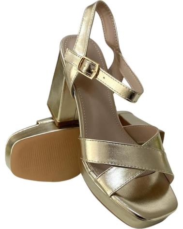 Sandalias CALZADOMANIA  de Mujer SANDALIA TIRAS CRUZADA  ORO