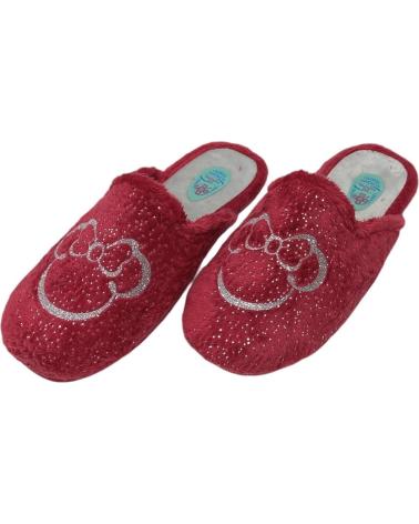 Calzado de casa CALZADOMANIA  de Mujer ZAPATILLA MICKEY CON PINTAS  ROJO