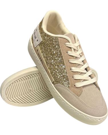 Zapatillas deporte CALZADOMANIA  de Mujer BAMBA NEW GOLD  ORO