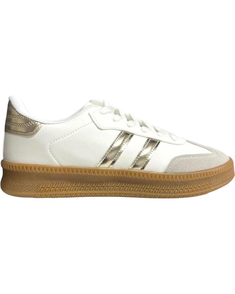 Deportivas de Mujer CALZADOMANIA DEPORTIVA DOBLE SUELA COMBINADA ORO