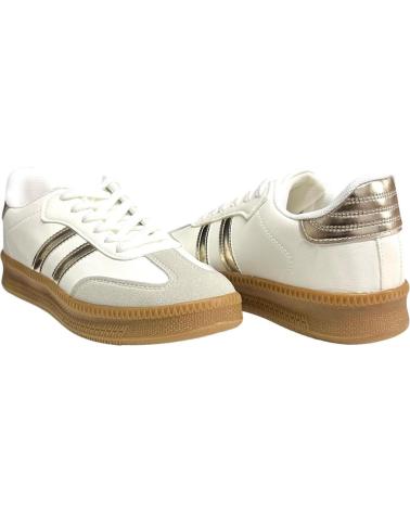 Deportivas de Mujer CALZADOMANIA DEPORTIVA DOBLE SUELA COMBINADA ORO