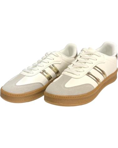 Deportivas de Mujer CALZADOMANIA DEPORTIVA DOBLE SUELA COMBINADA ORO