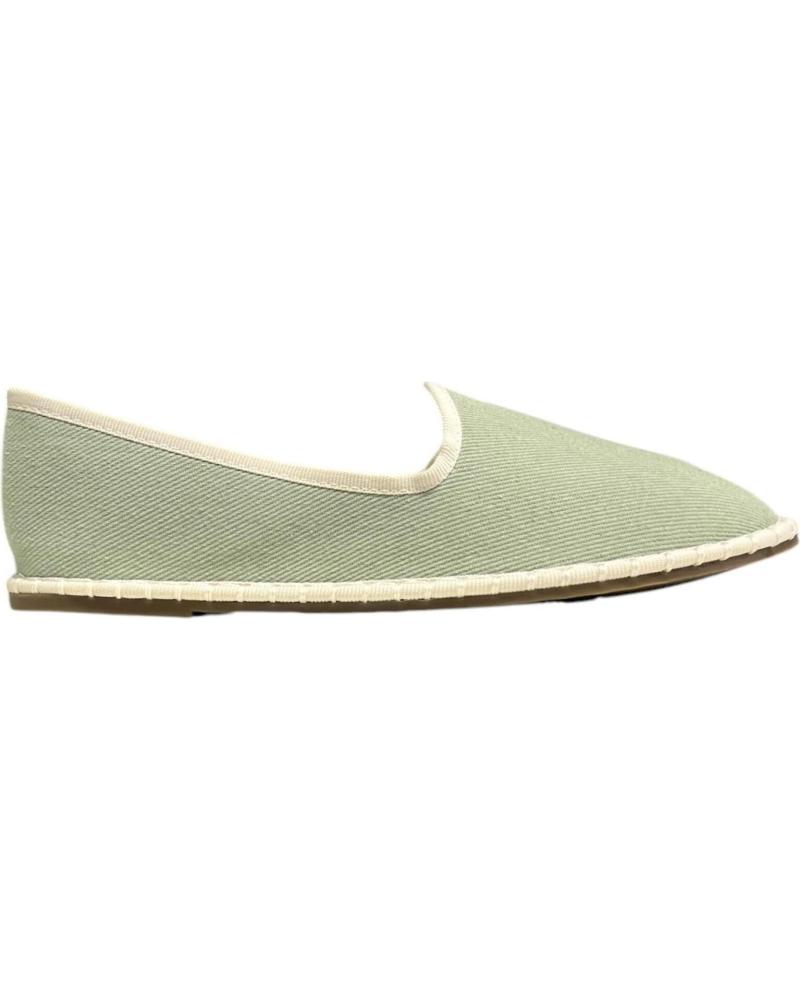 Bailarinas CALZADOMANIA  de Mujer MOCASIN PLANO RIBETE SLIPPERS  VERDE