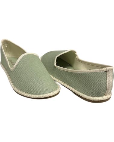 Bailarinas CALZADOMANIA  de Mujer MOCASIN PLANO RIBETE SLIPPERS  VERDE
