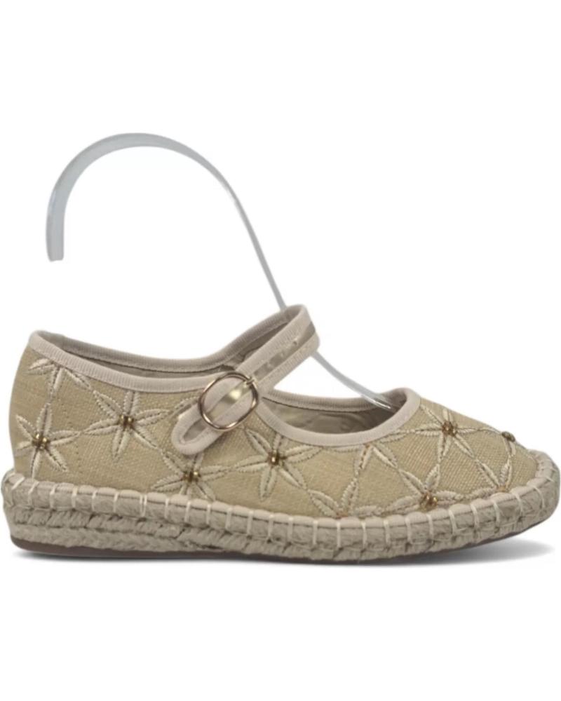 Woman Mocasines TIMBOS MERCEDES ESPARTO DE MUJER ORO 131155  AMARILLO