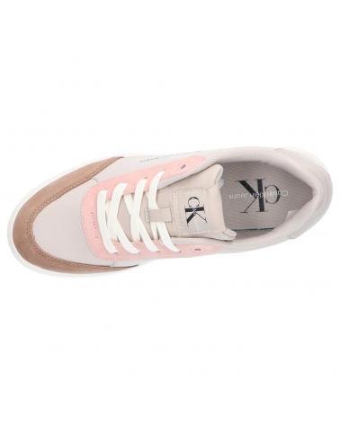Zapatillas deporte pour Femme CALVIN KLEIN YW0YW00774 0F5 EGGS HELL-CAMEL-PINK BLUSH-SILVER