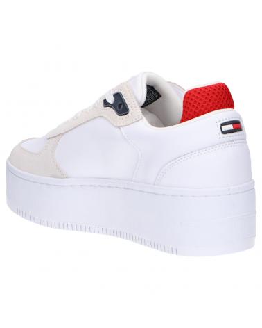 Woman sports shoes TOMMY HILFIGER EN0EN01421 ICONIC FLATFORM  YBR WHITE
