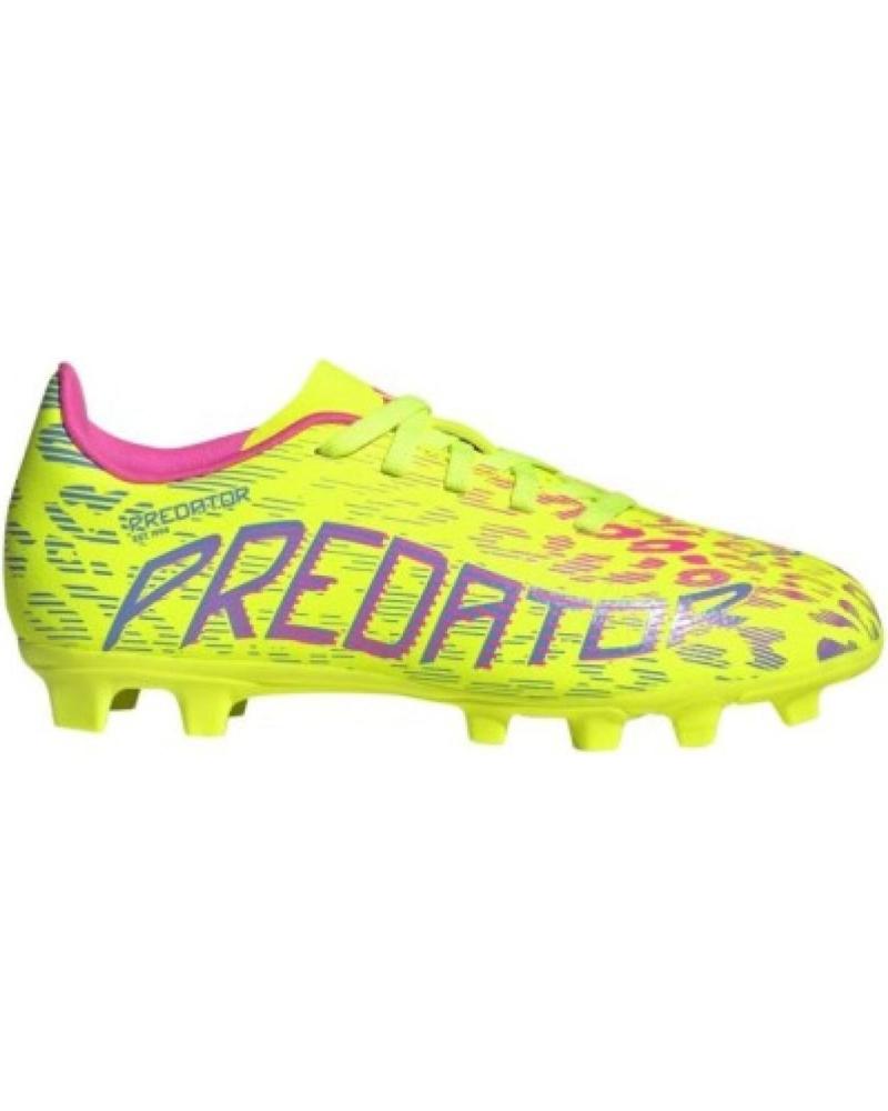 Esportes ADIDAS de Mulher e Menino PREDATOR CLUB FG-MG ID3811 ZAPATOS DE FUTBOL AMARILLO VERDE Esportes ADIDAS de Mulher e Menino PREDATOR CLUB FG-MG ID3811 ZAPATOS DE FUTBOL AMARILLO VERDE