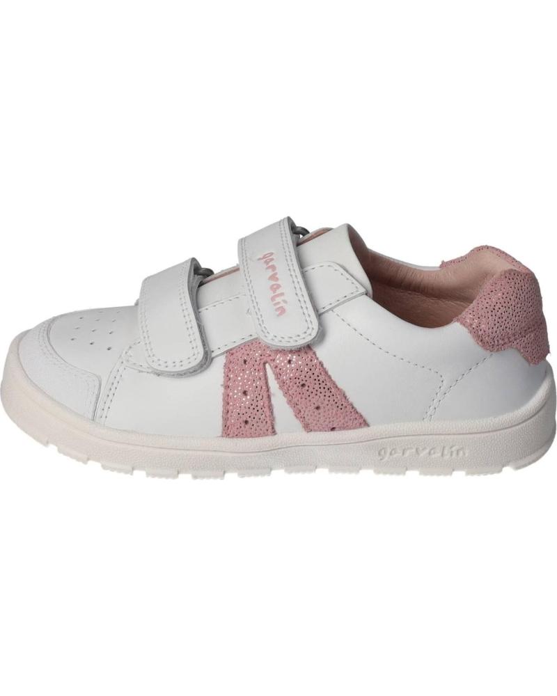 Sportivo GARVALIN  per Bambina 252507-B113  BLANCO-ROSA