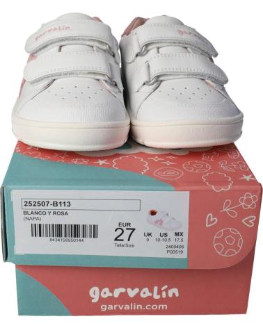 Sportivo GARVALIN  per Bambina 252507-B113  BLANCO-ROSA