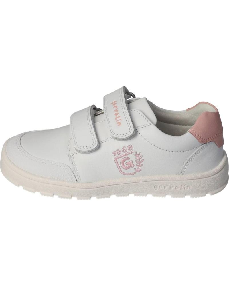 girl Zapatillas deporte GARVALIN 252510-B113 BLANCO-ROSA