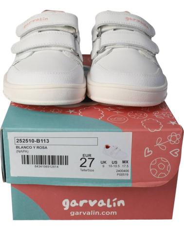 girl Zapatillas deporte GARVALIN 252510-B113 BLANCO-ROSA