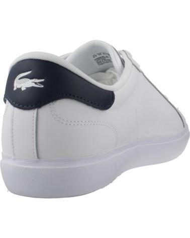 LACOSTE NAN POWERCOURT-21G-H EN COLOR PARA HOMBRE BLANCO