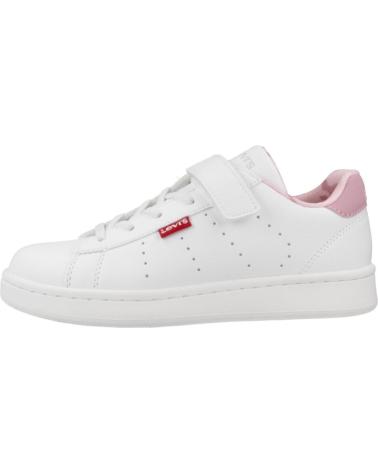 Deportivas LEVIS  de Niña ZAPATILLAS NINO MODELO AVENUE COLOR BLANCO  3821WHTPNK