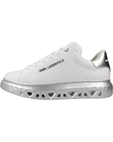 Zapatillas deporte KARL LAGERFELD  de Mujer ZAPATILLAS MUJER MODELO KAPRI KITE LO LACE LTHR COLOR BLANCO  01S WHITE