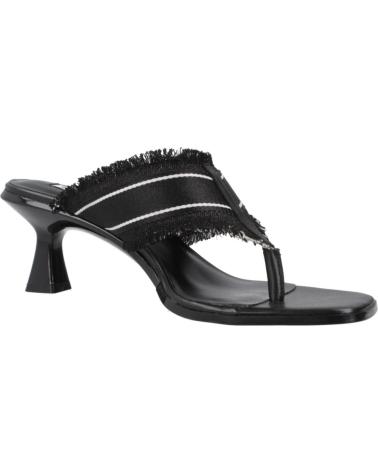 Sandalias KARL LAGERFELD  de Mujer SANDALIAS MUJER MODELO PANACHE II BORDER SLIDE COLOR NEGRO D  D00 BLACK