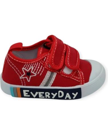 Deportivas BUBBLE BOBBLE  de Niño ZAPATILLA LONETA NIO ROJO VELCRO BUBLE KIDS A3704  VARIOS COLORES