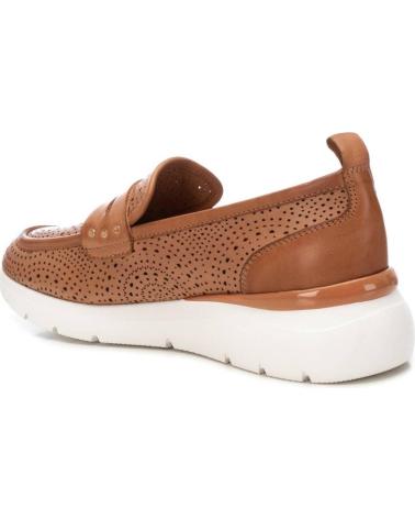 Mocassins CARMELA  pour Femme MOCASIN DE MUJER EN PIEL CON DISENO EN PICADOS CON PLANTILL  CAMEL