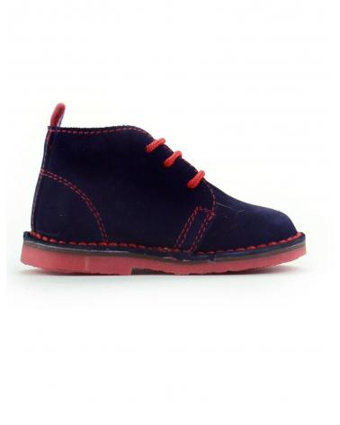 Botines DAR2  de Niño PISAMIERDAS CORDON ROJO ANT AZUL  AZUL