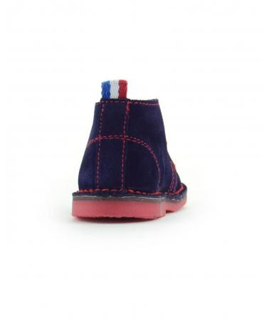 Botines DAR2  de Niño PISAMIERDAS CORDON ROJO ANT AZUL  AZUL