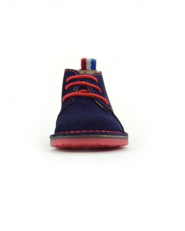 Botines DAR2  de Niño PISAMIERDAS CORDON ROJO ANT AZUL  AZUL