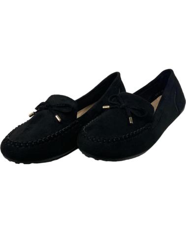 Mocasines CALZADOMANIA  de Mujer MOCASIN SERRAJE  NEGRO