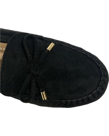 Mocasines CALZADOMANIA  de Mujer MOCASIN SERRAJE  NEGRO