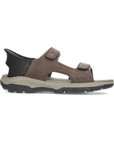 SKECHERS - SANDALIAS PARA HOMBRE TIPO PESCADOR PLANTILLA CHOC