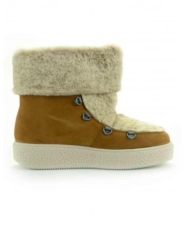 Botas De Mujer VICTORIA BOTA 3-4 PELO ANTE CAMEL  BEIGE