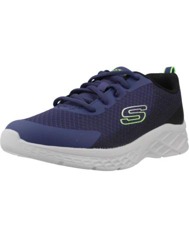 boy Trainers SKECHERS ZAPATILLAS NINO MODELO MICROSPEC II COLOR AZUL NBLM