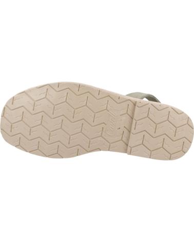 CASTELL SANDALIAS MUJER MODELO 1097C COLOR VERDE SALVIA