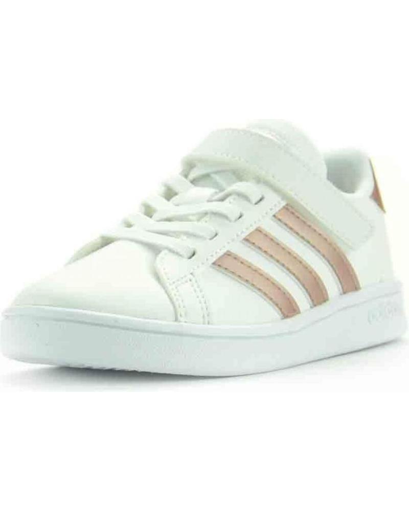 Deportivas ADIDAS  de Niña GRAND COURT C EF0107 BLANCO -  ROSA